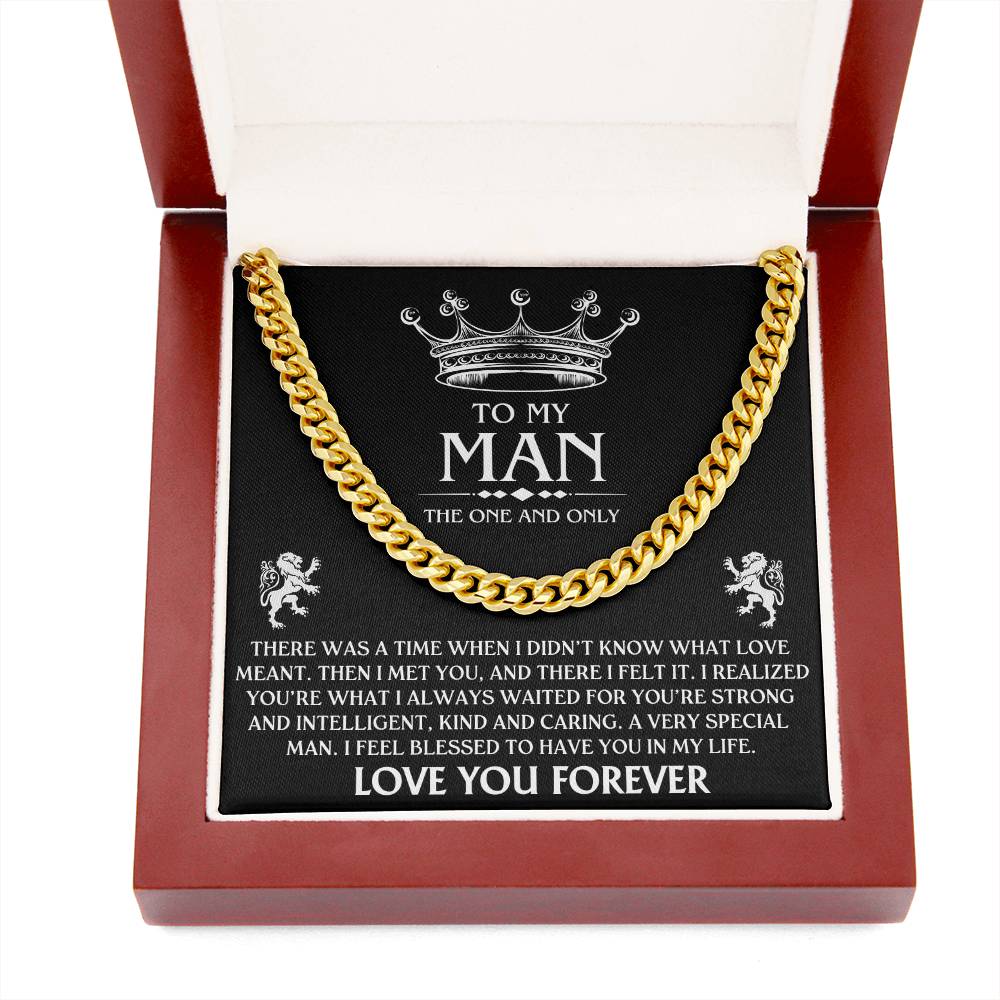 My Man Gift, "Love You Forever", Cuban Chain