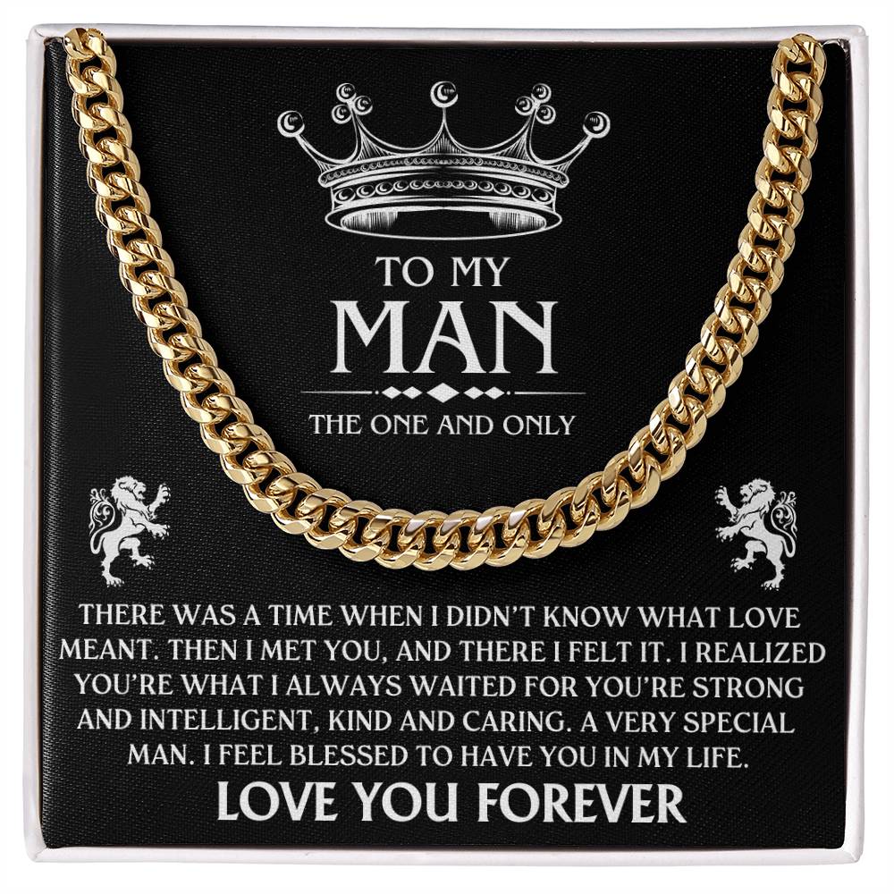 My Man Gift, "Love You Forever", Cuban Chain