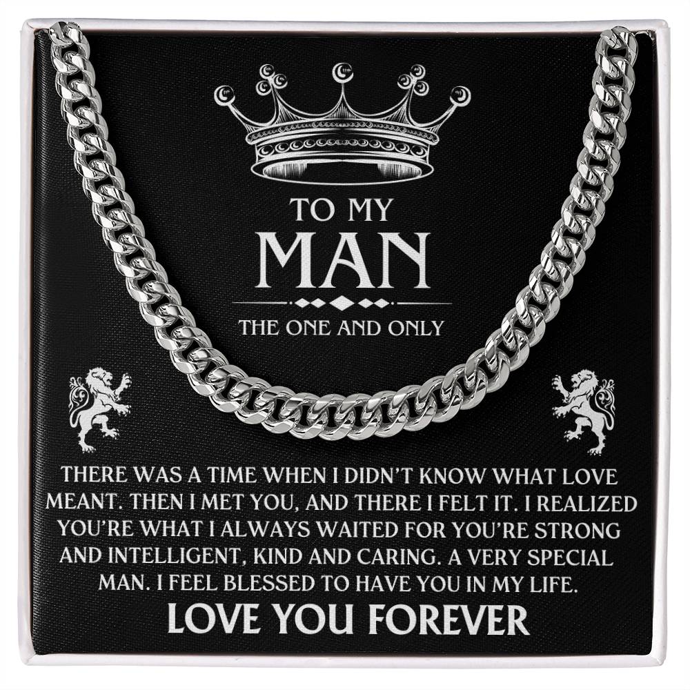 My Man Gift, "Love You Forever", Cuban Chain