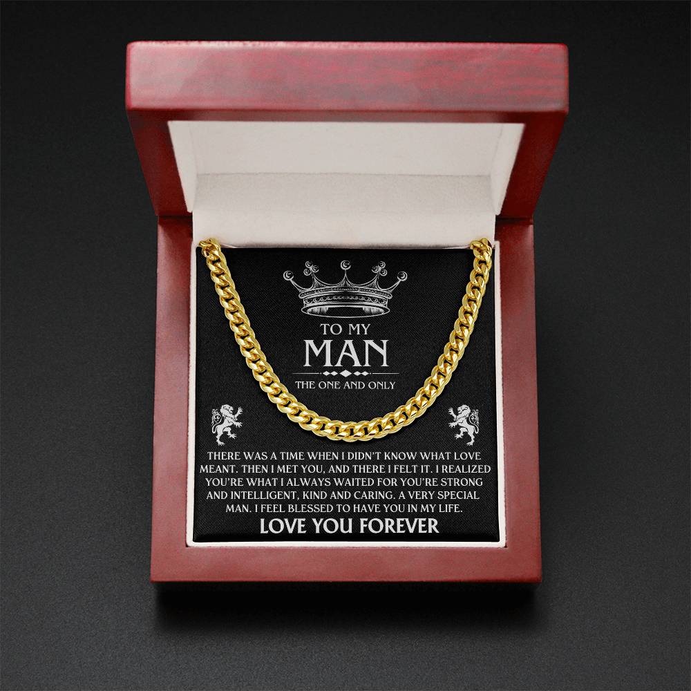 My Man Gift, "Love You Forever", Cuban Chain