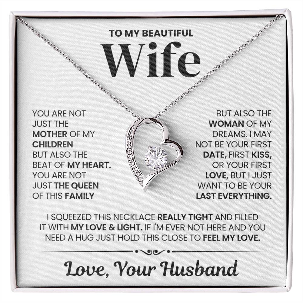 Wife Gift From Husband, "My Last Everything", Forever Love Necklace